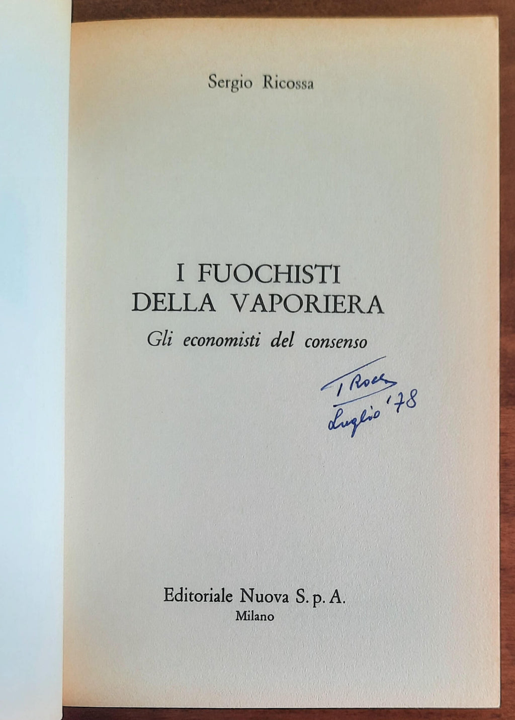 I fuochisti della vaporiera. Gli economisti del consenso