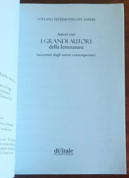 I grandi autori della letteratura raccontati dagli autori contemporanei