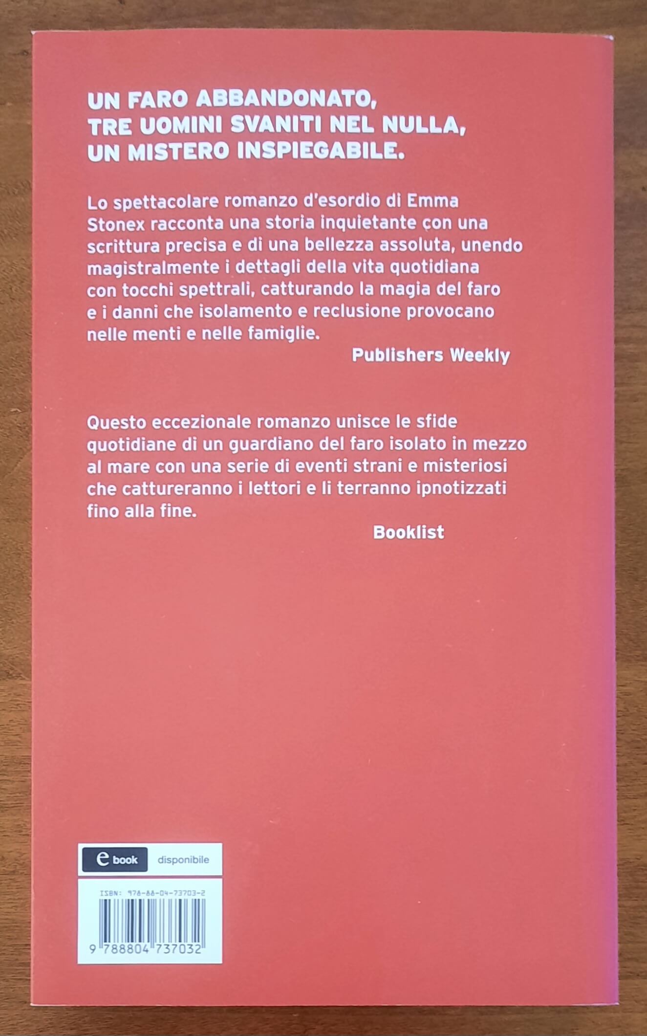 I guardiani del faro - di Emma Stonex - Mondadori