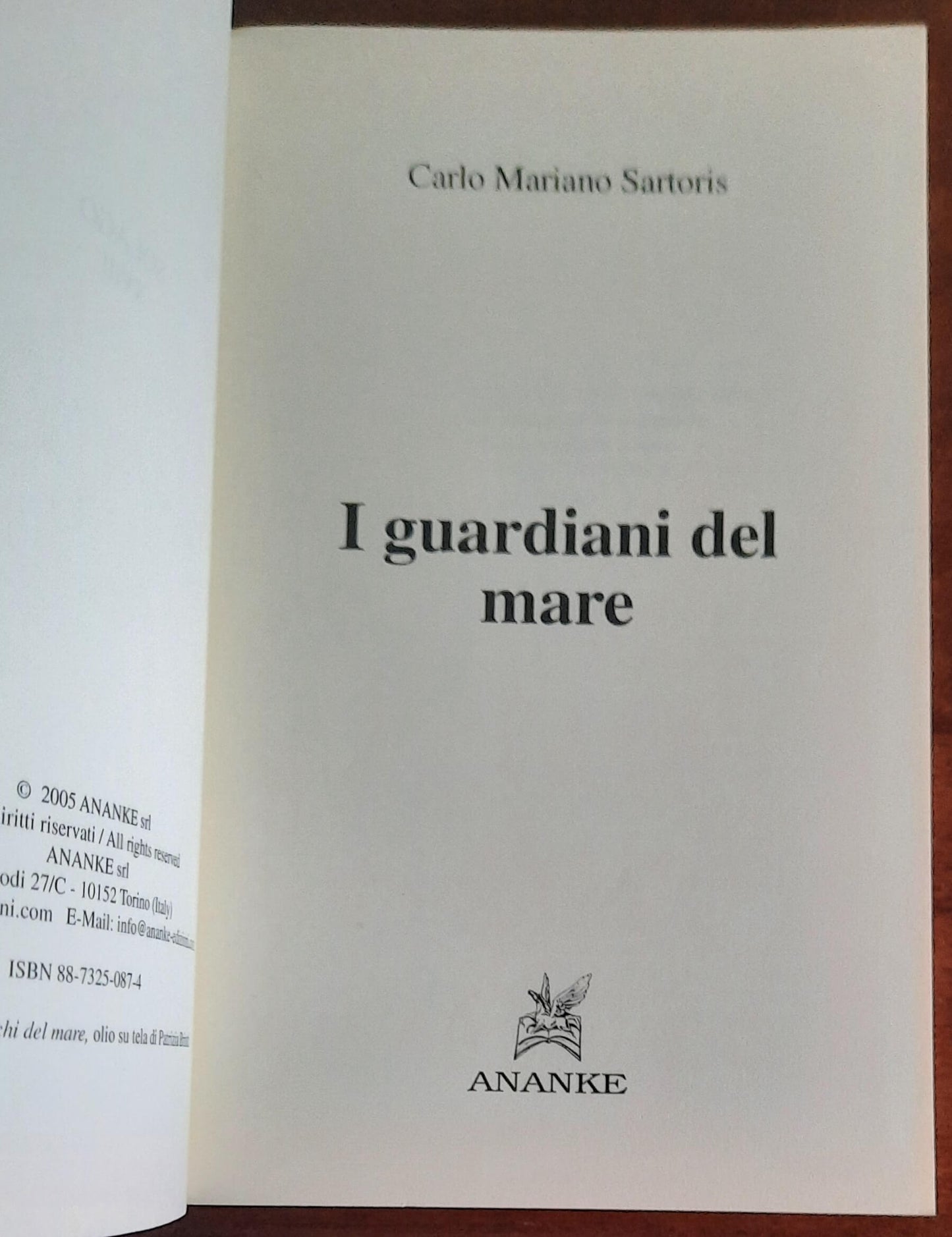 I guardiani del mare - di Carlo Mariano Sartoris