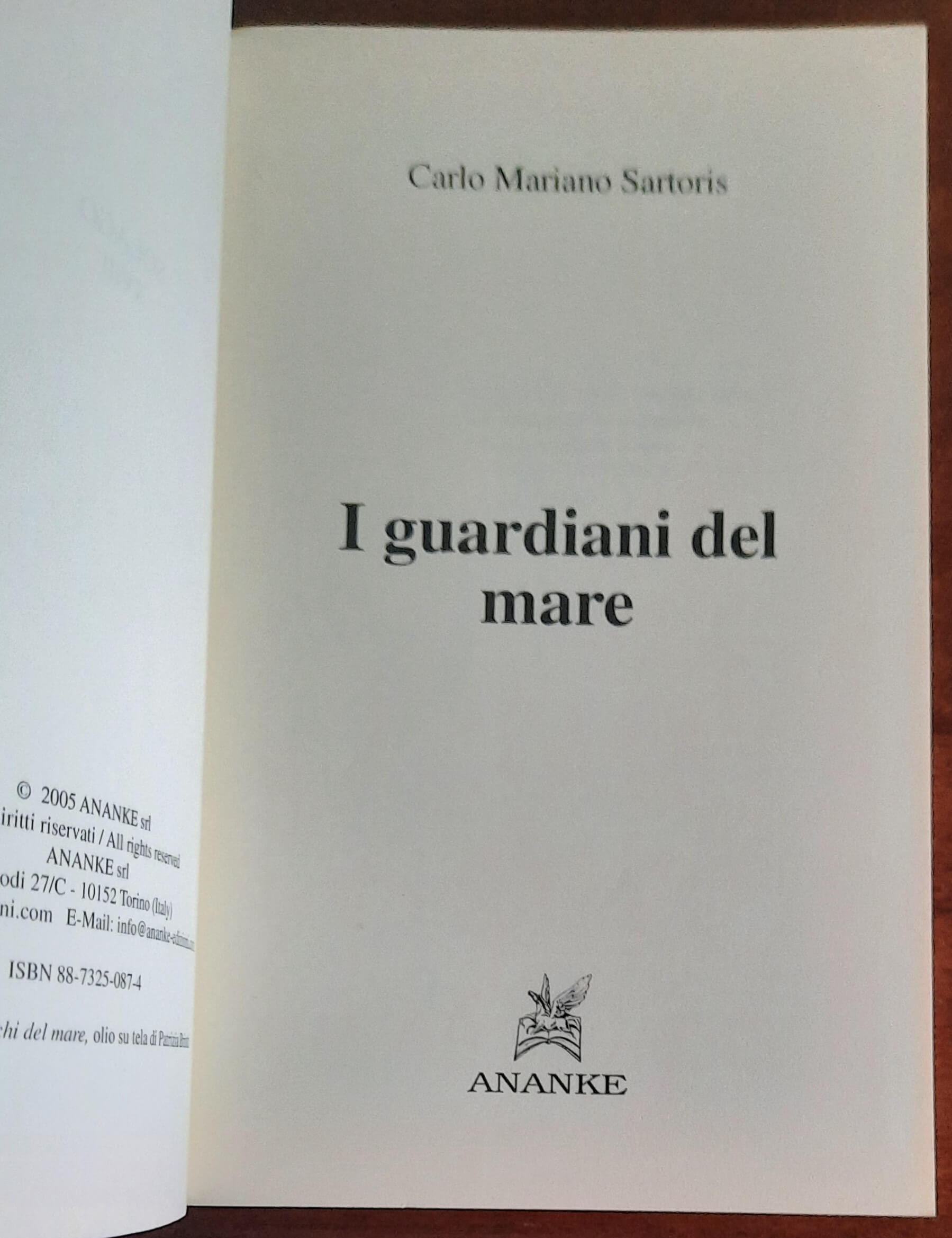 I guardiani del mare - di Carlo Mariano Sartoris