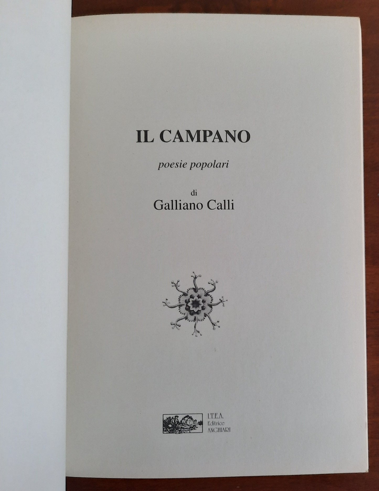 Il Campano - Poesie popolari - Galliano Calli