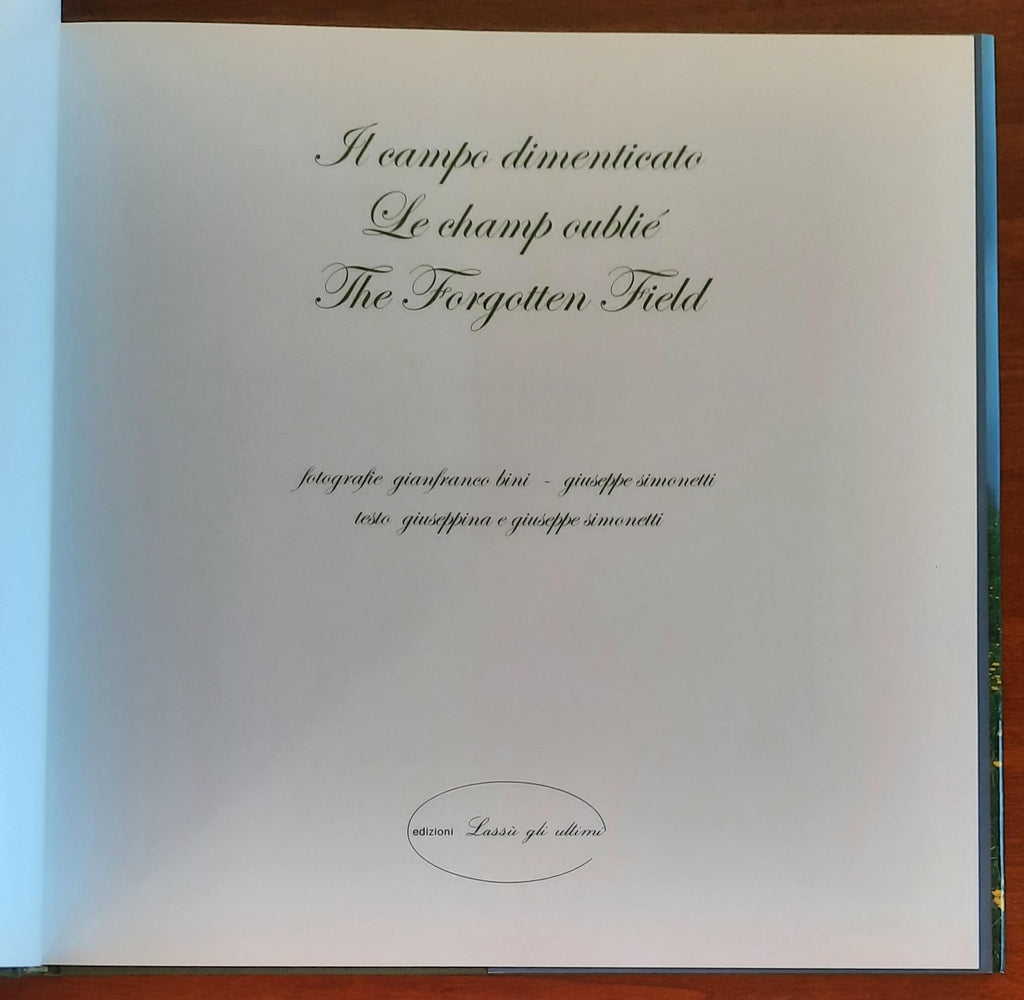 Il Campo dimenticato - Edizioni Lassù Gli Ultimi - Gianfranco Bini - Libreria Biellese