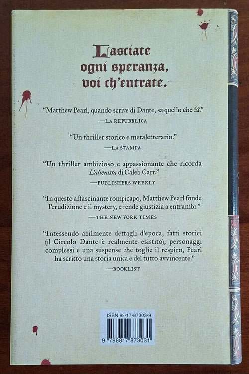Il Circolo Dante - Matthew Pearl - Rizzoli