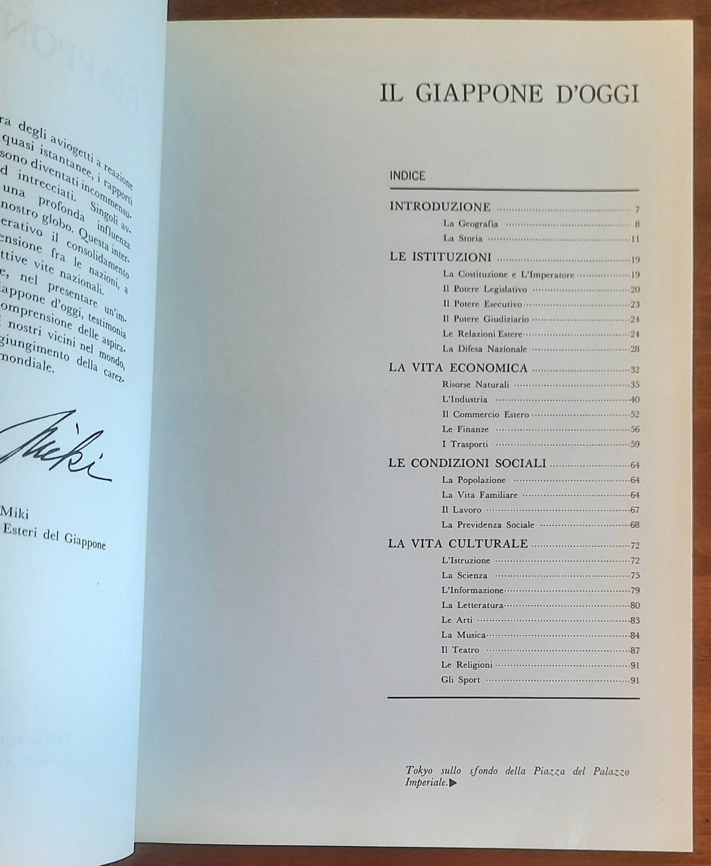 Il Giappone d’oggi - Ufficio Delle Informazioni Ministero Degli Affari Esteri