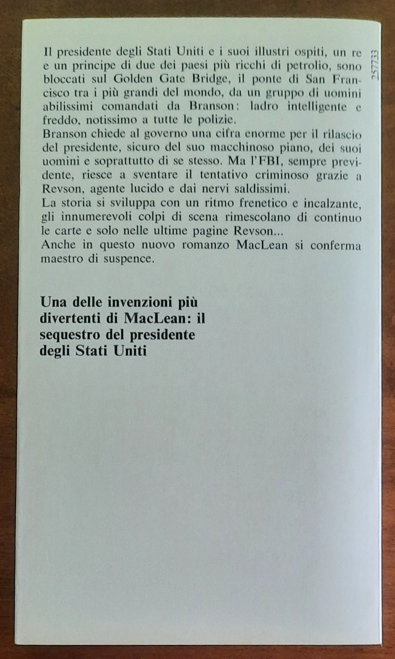 Il Golden Gate - di Alistair Maclean - Bompiani