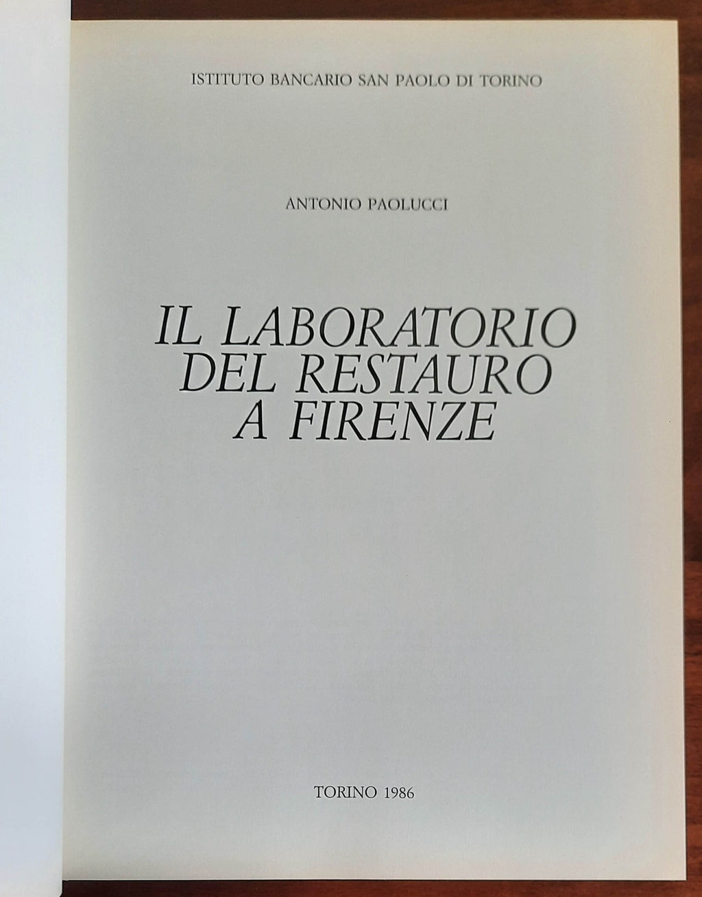 Il Laboratorio del Restauro a Firenze
