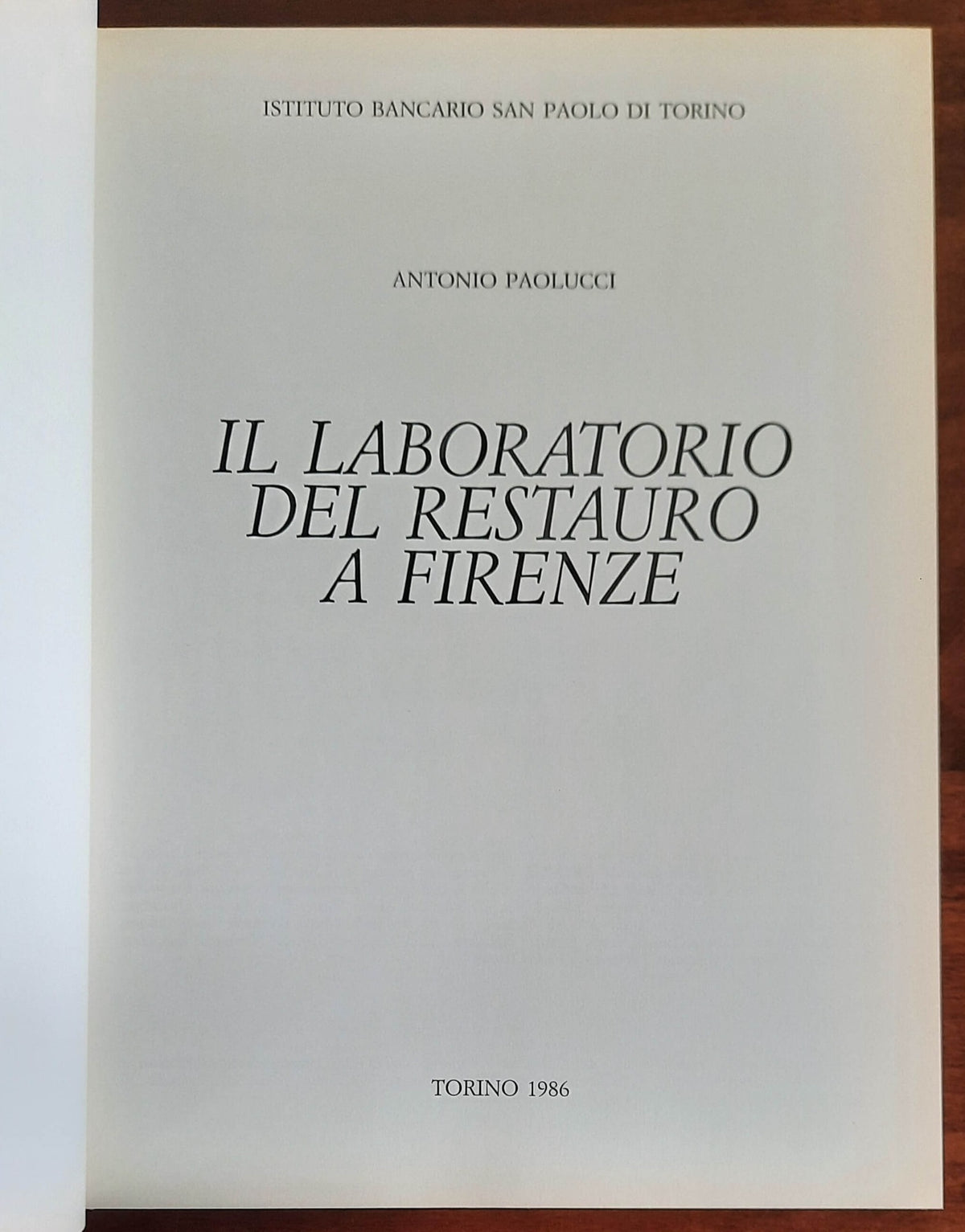 Il Laboratorio del Restauro a Firenze