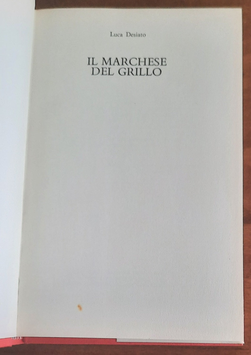 Il Marchese del Grillo - Club Del Libro