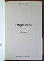 Il Miglio Verde - Stephen King - Il Giornale (MovieBook)