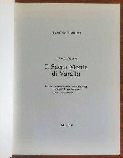 Il Sacro Monte di Varallo - di Franco Caresio - Editurist
