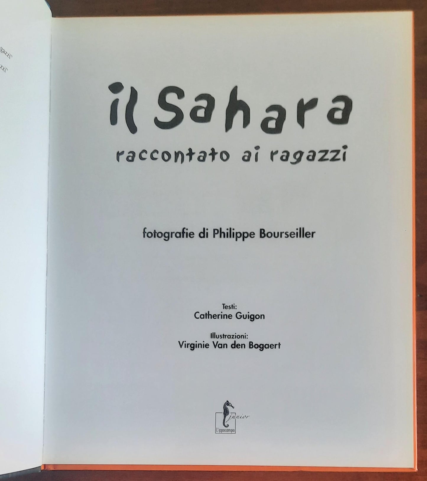 Il Sahara raccontato ai ragazzi - L’Ippocampo Edizioni