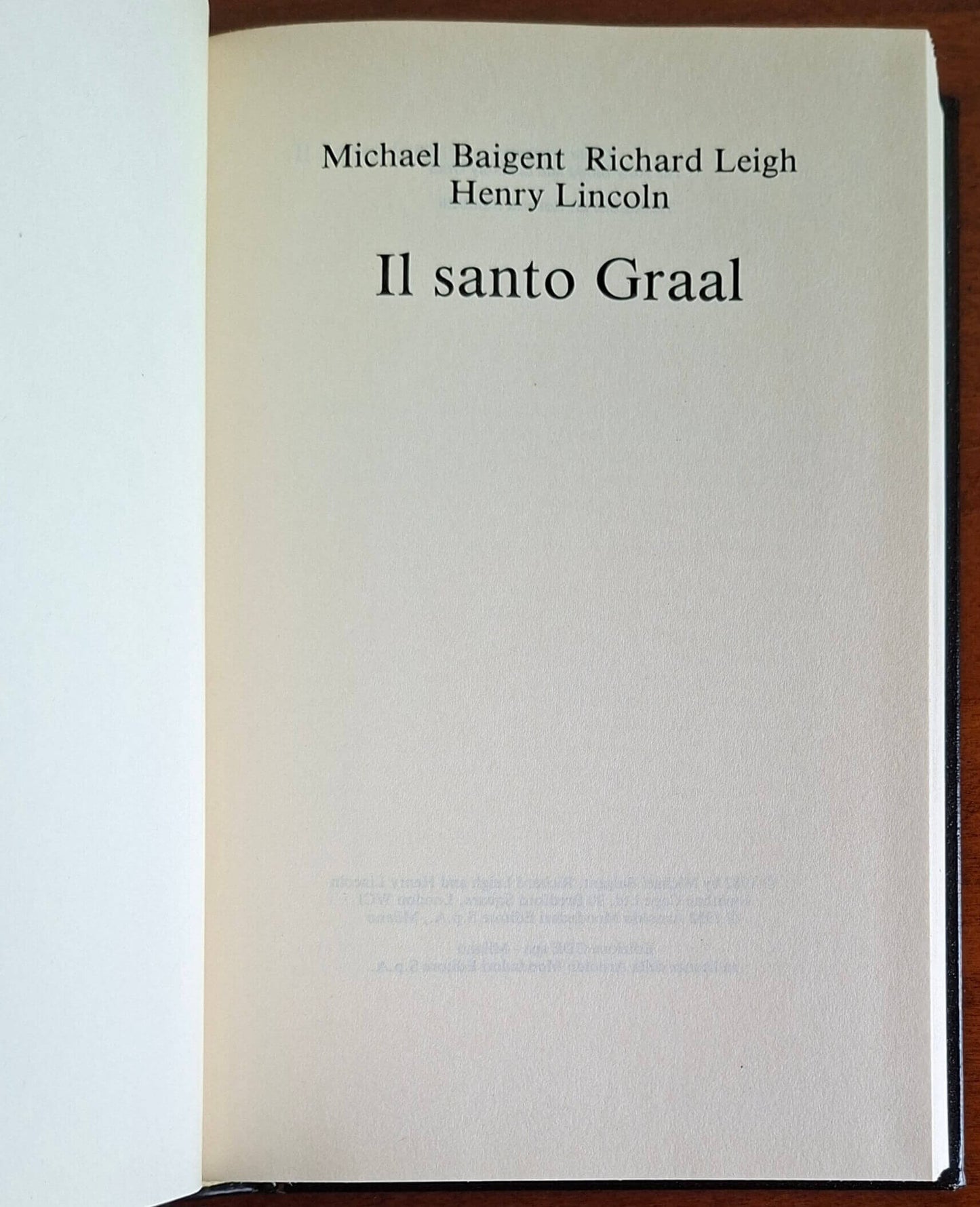 Il Santo Graal - Michael Baigent, Richard Leigh, Henry Lincoln - CDE