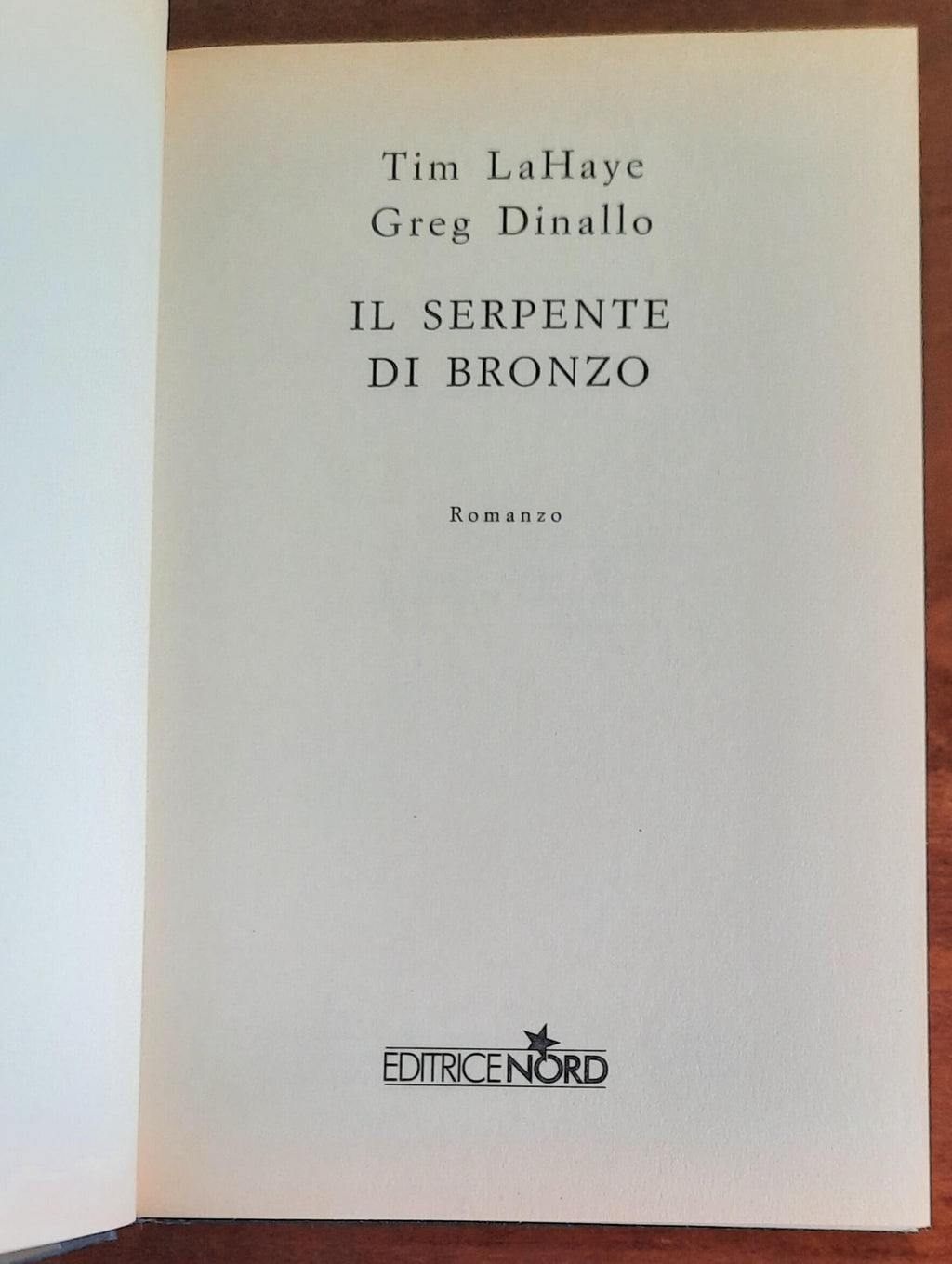 Il Serpente di bronzo - Editrice Nord