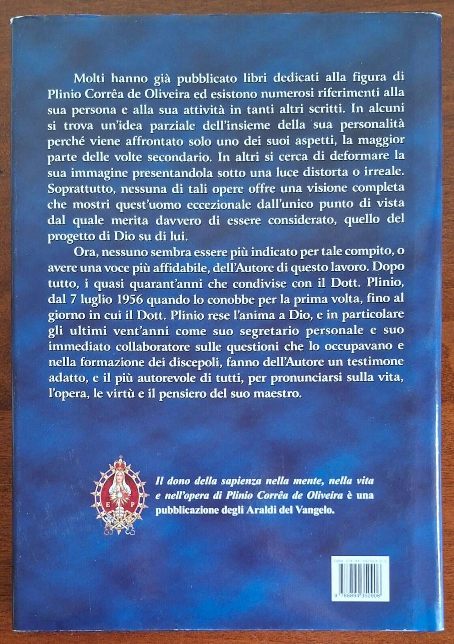 Il dono della sapienza nella mente, nella vita e nell'opera di Plinio Correa de Oliveira. L'innocenza, inizio della sapienza. Vol. 1