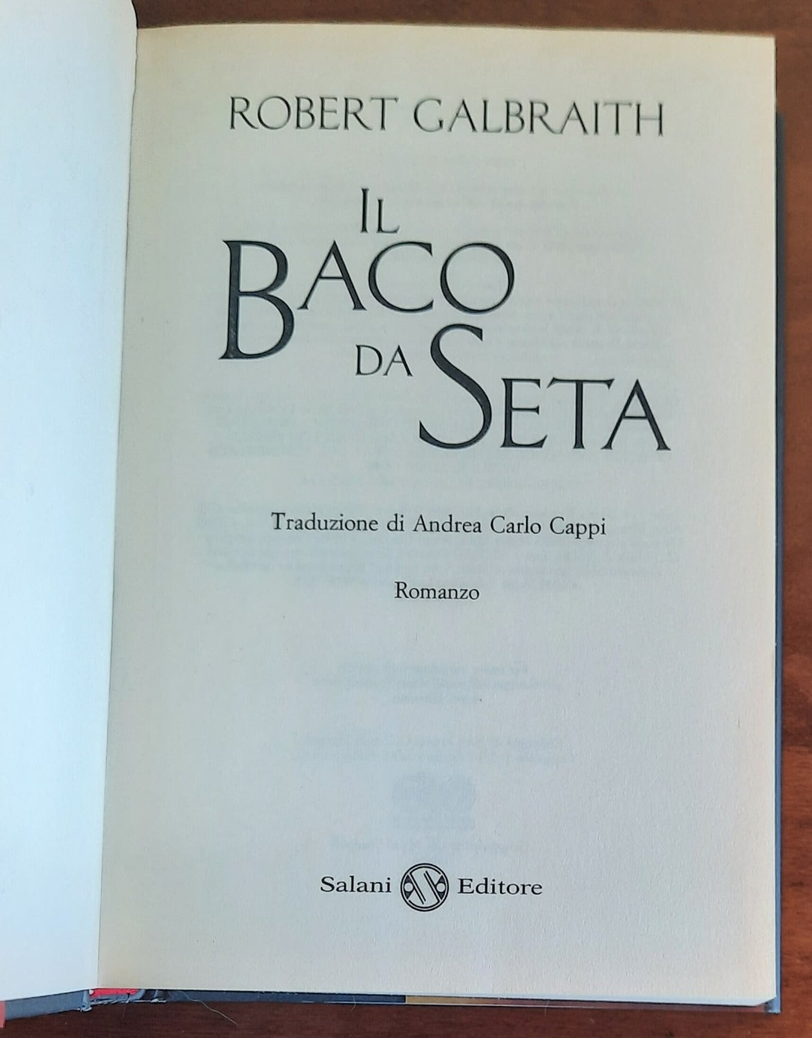 Il baco da seta. Un’indagine di Cormoran Strike