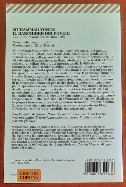Il banchiere dei poveri - di Muhammad Yunus Con Alan Jolis - Feltrinelli