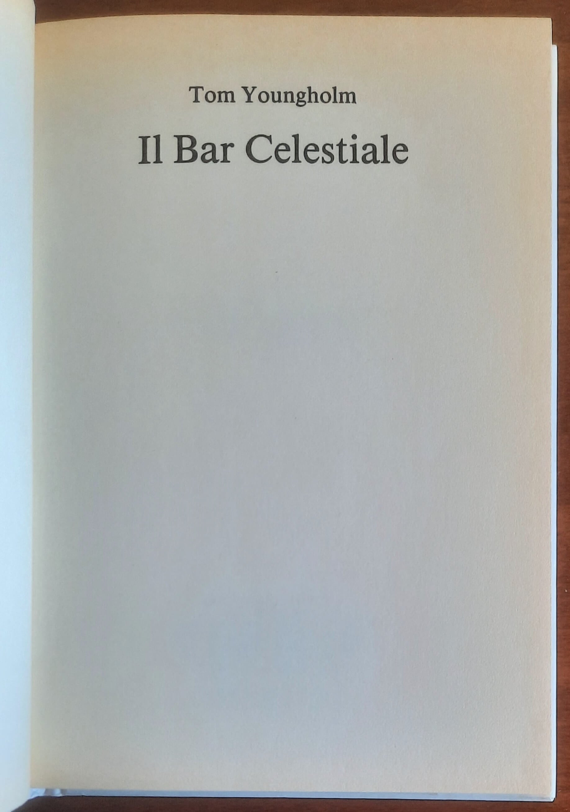 Il bar celestiale - di Tom Youngholm - CDE