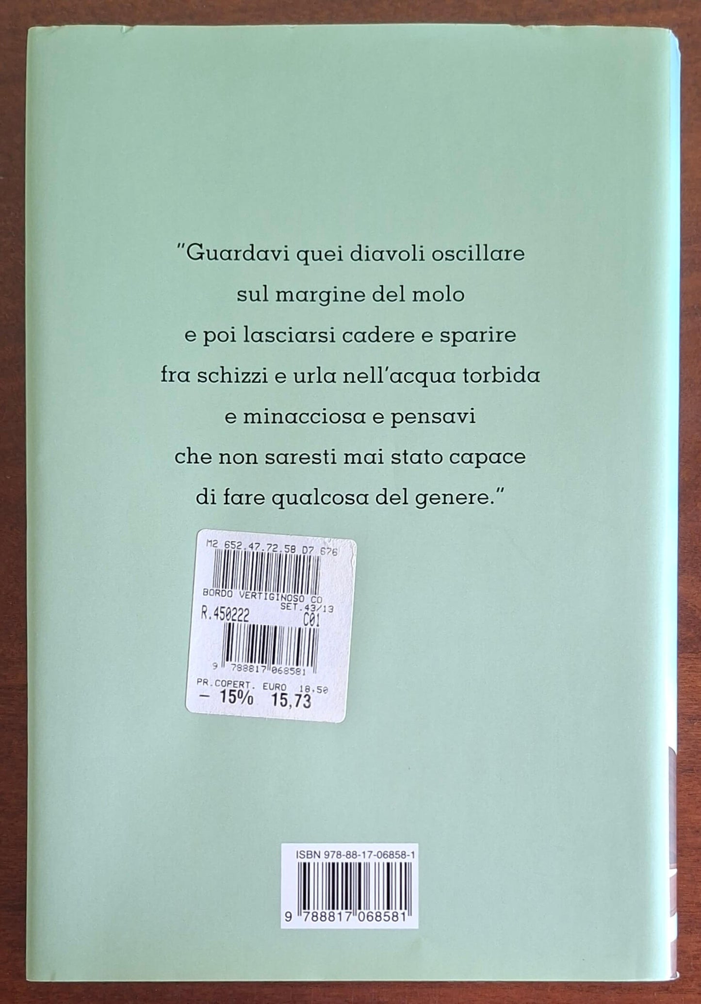 Il bordo vertiginoso delle cose - Gianrico Carofiglio - Rizzoli
