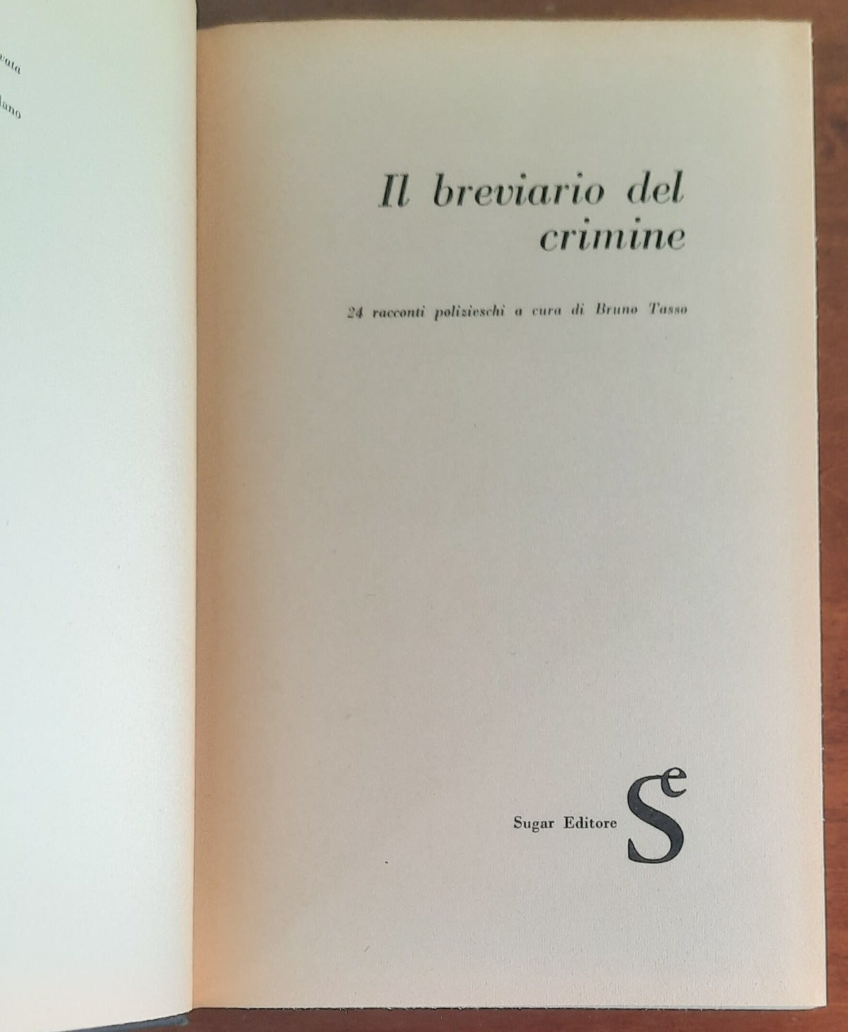 Il breviario del crimine - Sugar Editore - 1962