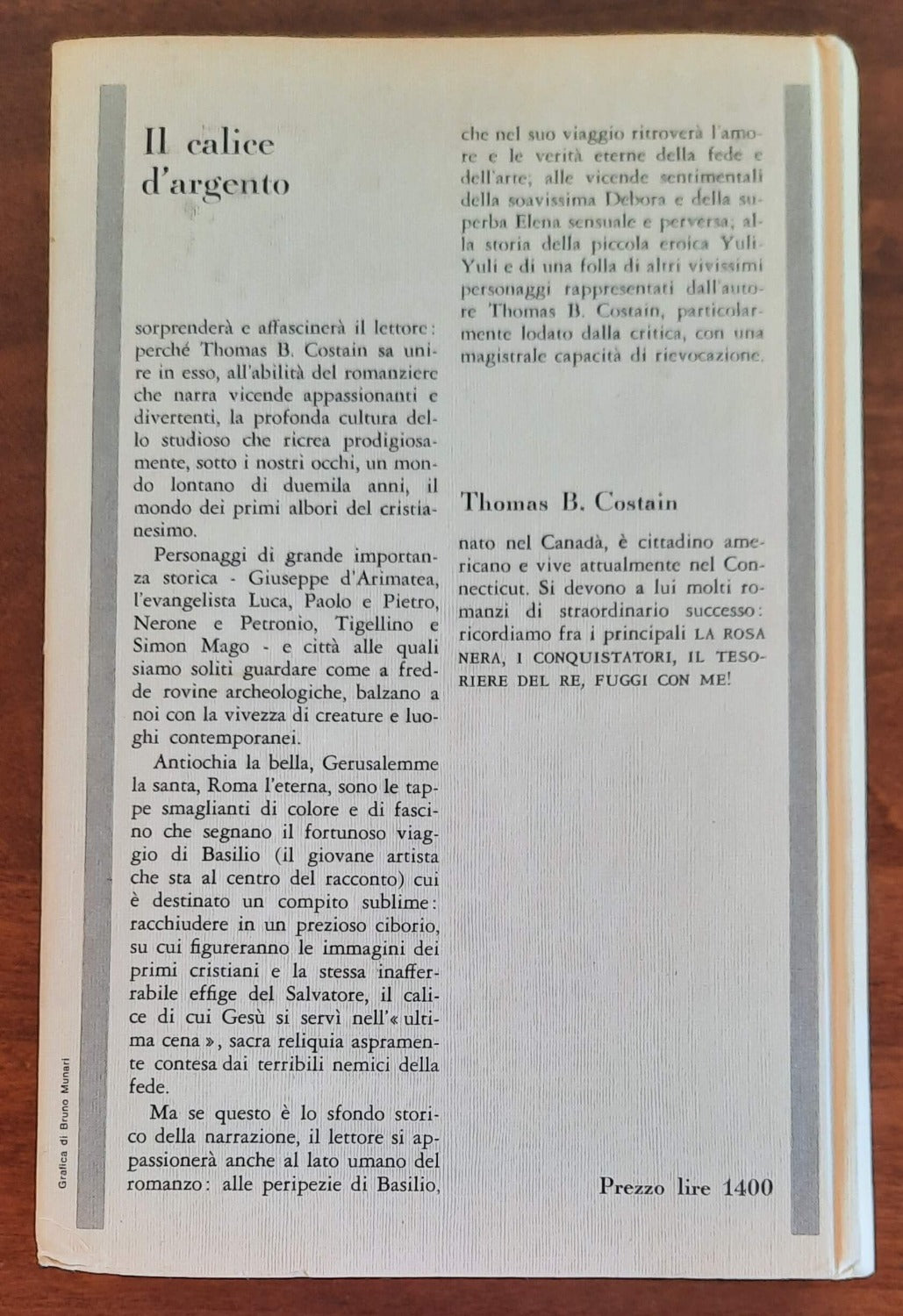 Il calice d’argento