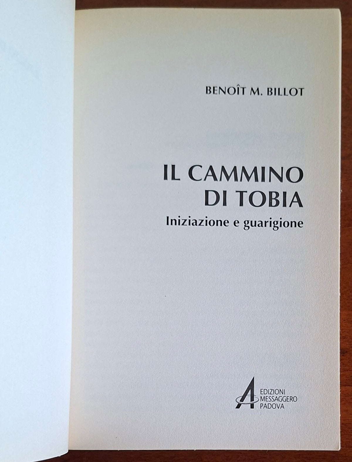 Il cammino di Tobia. Iniziazione e guarigione - Benoit M. Billot