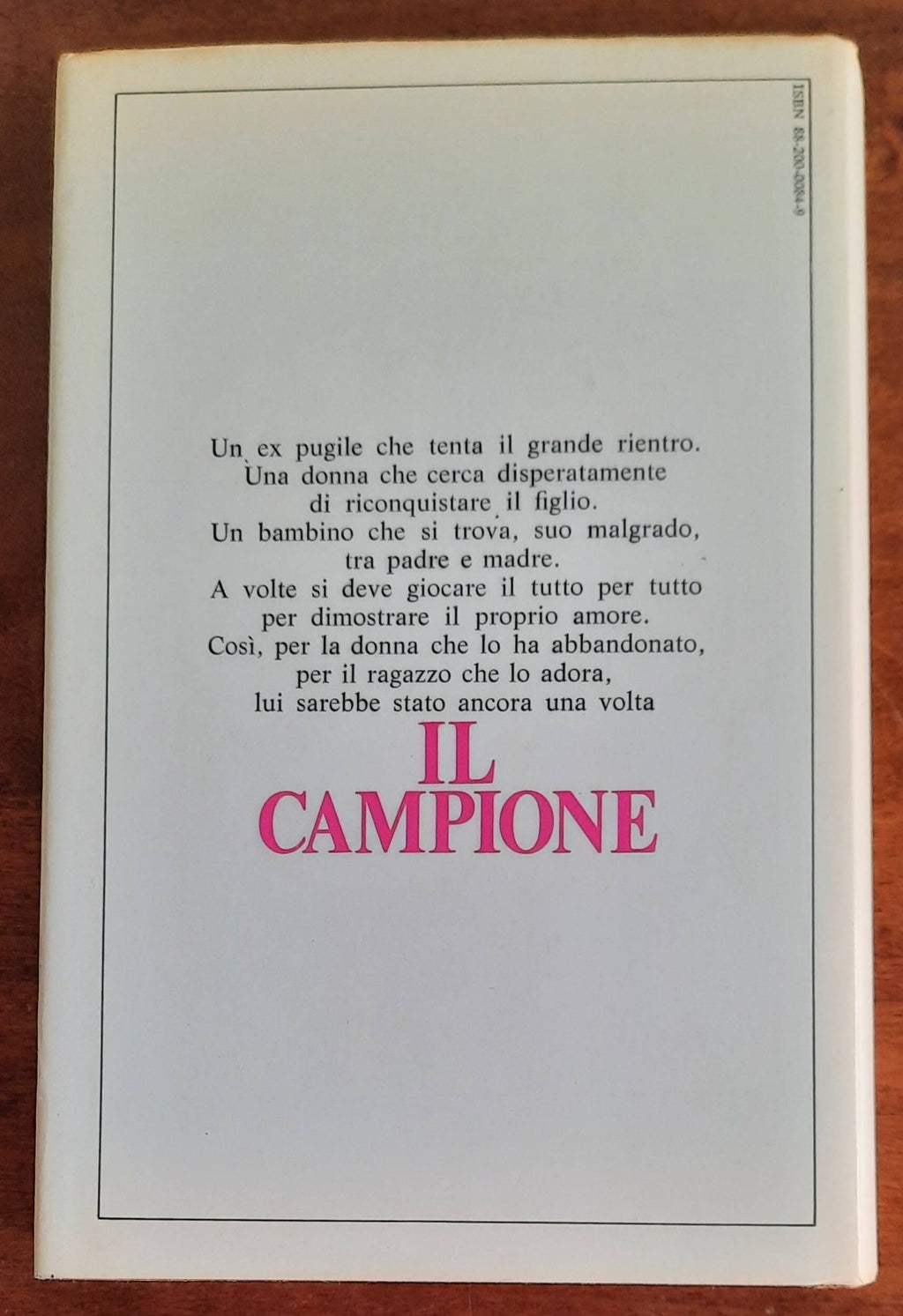 Il campione - di R. Woodley - Libreria Biellese