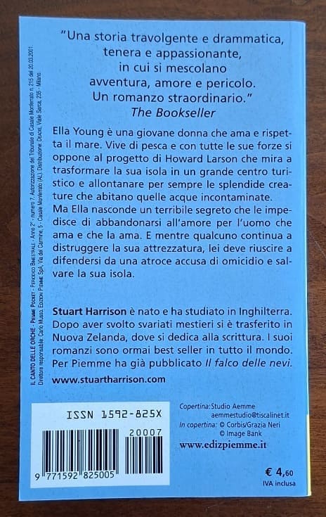 Il canto delle orche - Stuart Harrison - Piemme Pocket