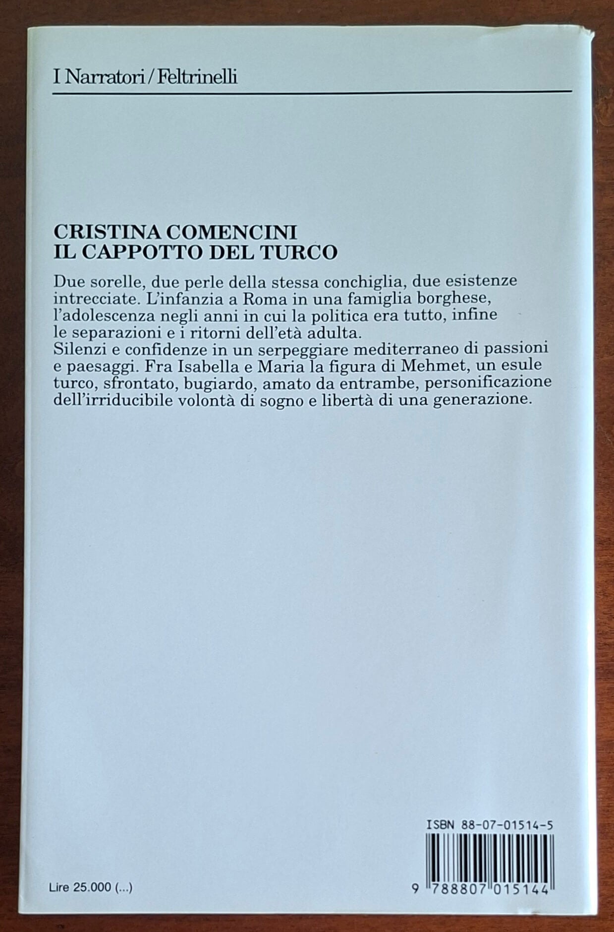 Il cappotto del turco - di Cristina Comencini - Feltrinelli
