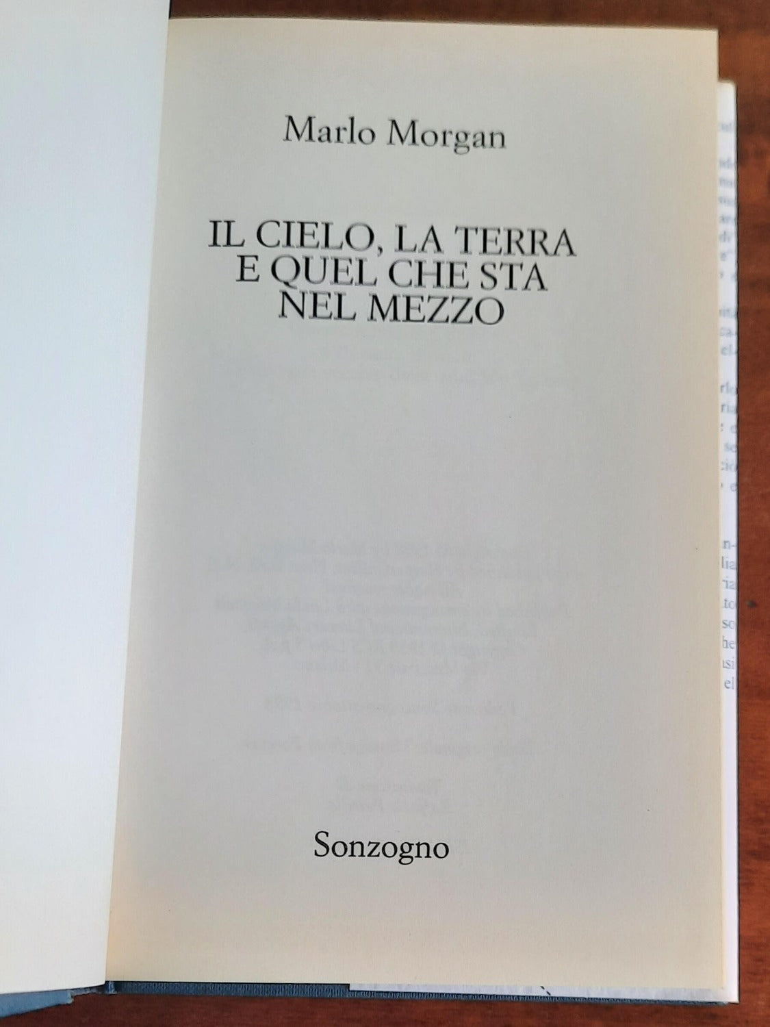 Il cielo, la terra e quel che sta nel mezzo