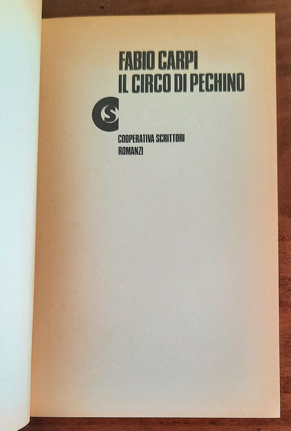 Il circo di Pechino - di Fabio Carpi