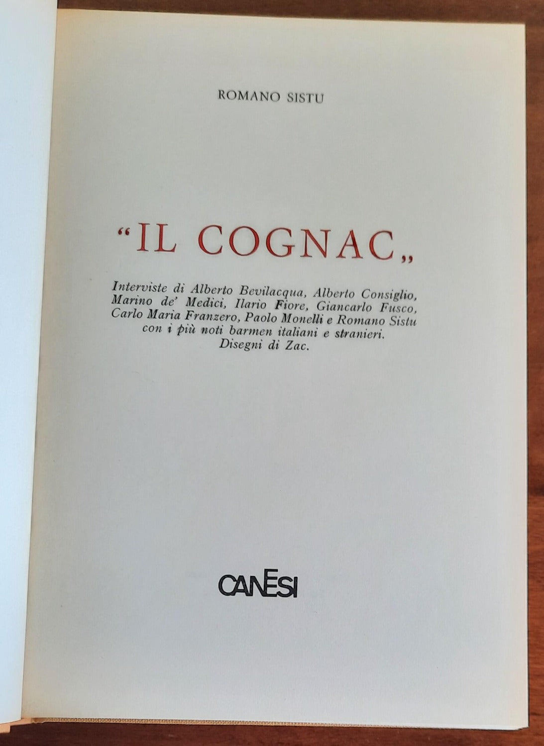 Il cognac - di Romano Sistu