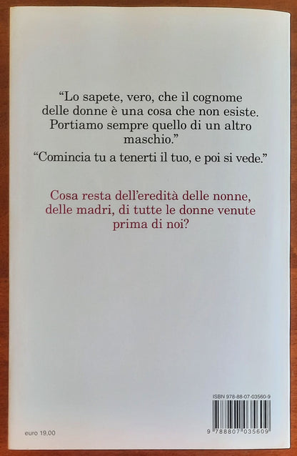 Il cognome delle donne - di Aurora Tamigio - Feltrinelli