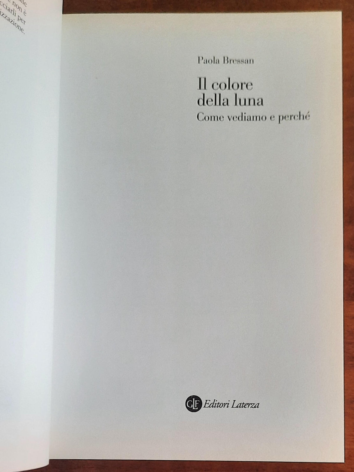 Il colore della luna. Come vediamo e perché