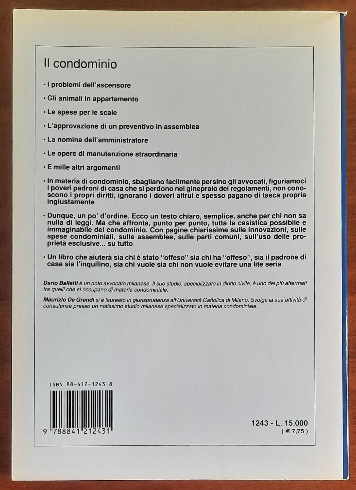 Il condominio. Guida giuridica per tutti - De Vecchi Editore