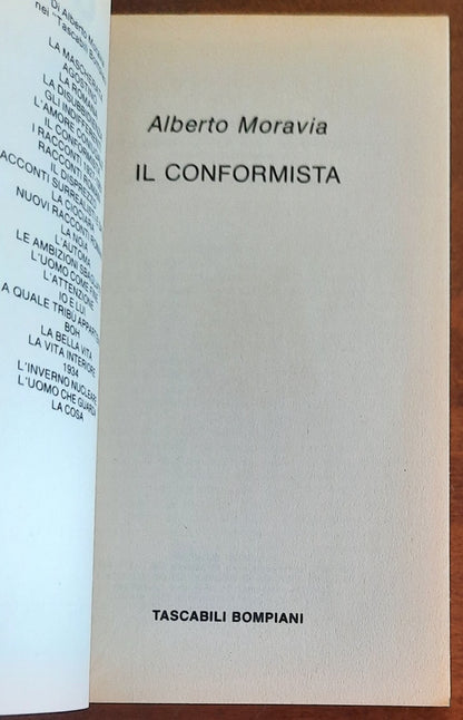 Il conformista - di Alberto Moravia - Bompiani