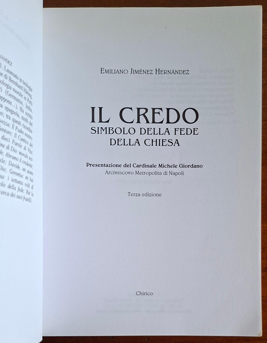 Il credo. Simbolo della fede della Chiesa - Chirico