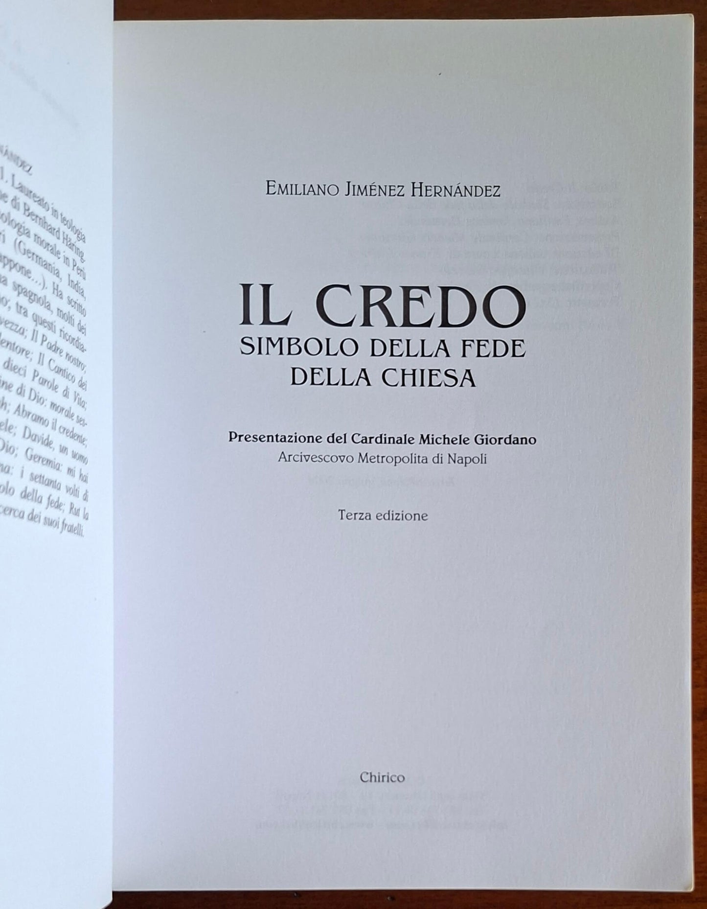 Il credo. Simbolo della fede della Chiesa - Chirico