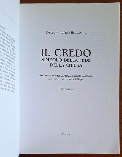 Il credo. Simbolo della fede della Chiesa - Chirico
