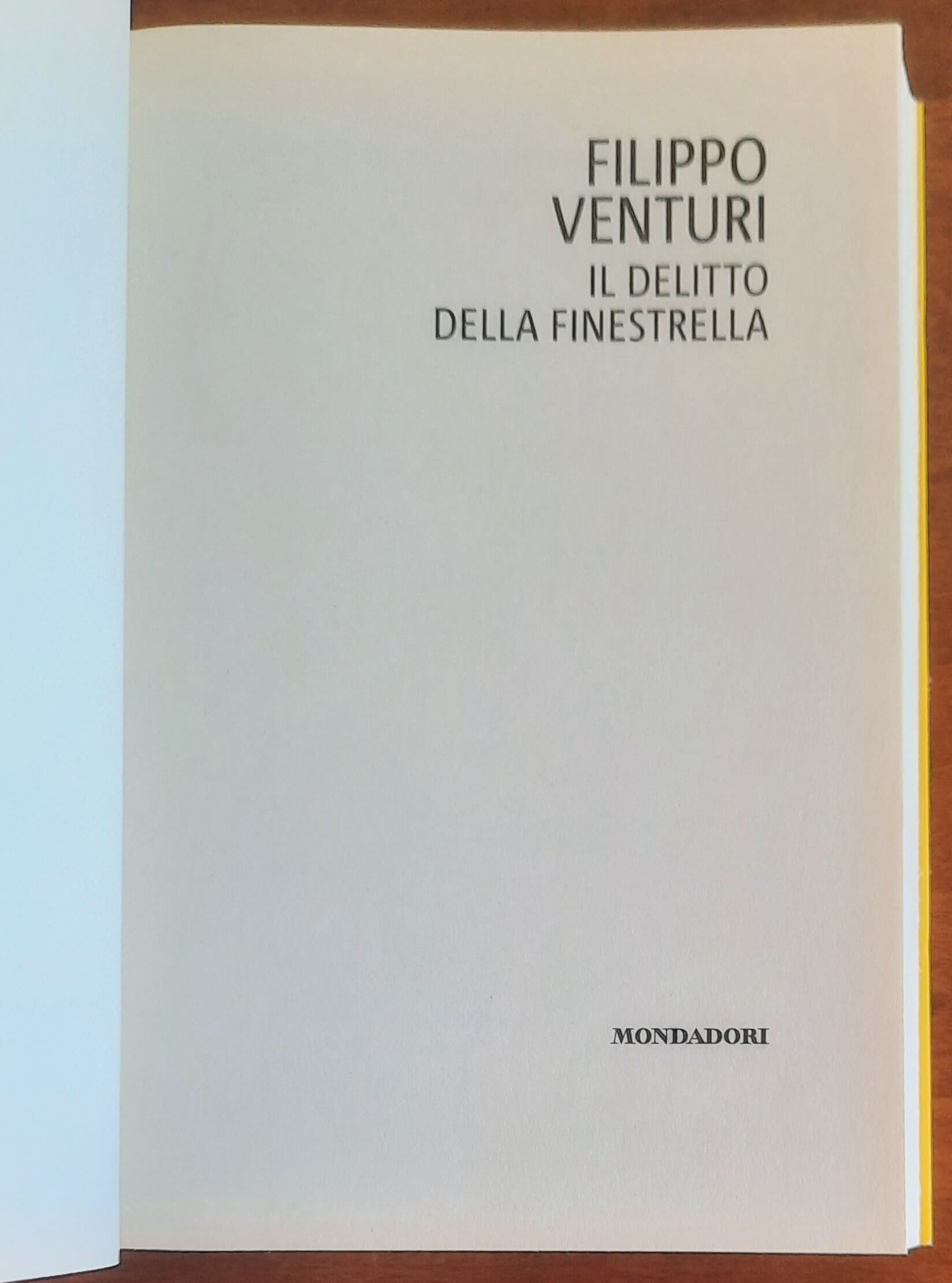 Il delitto della finestrella. Un caso per l’oste Zucchini - di Filippo Venturi
