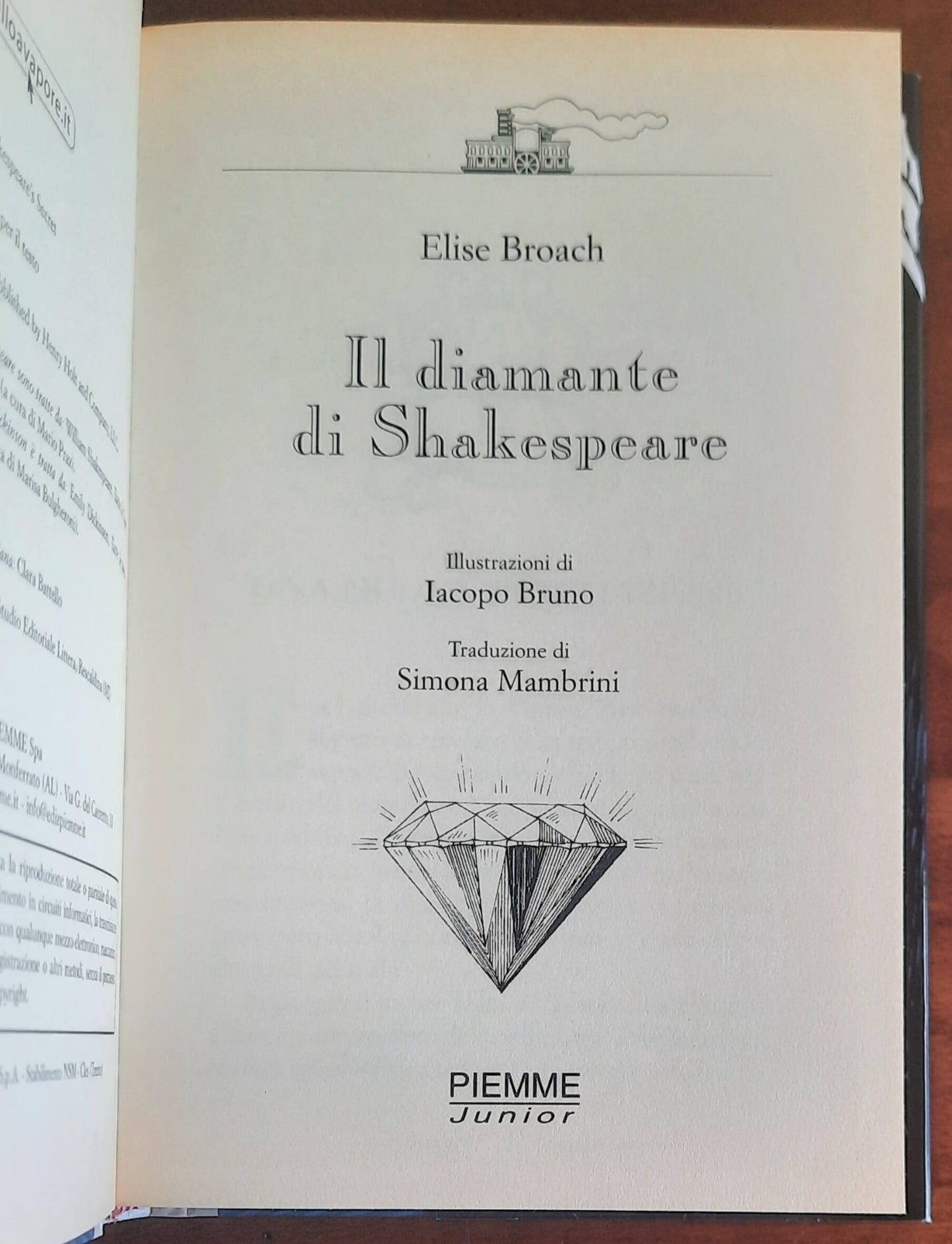 Il diamante di Shakespeare - di Elisa Broach - Piemme
