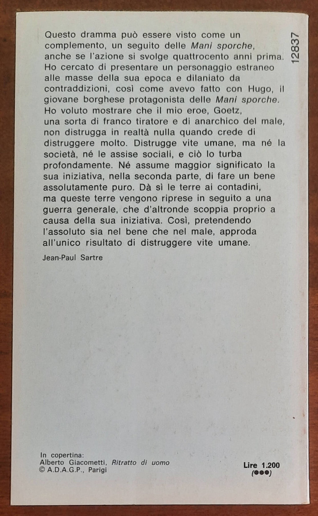 Il diavolo e il buon Dio - di Jean-Paul Sartre - Mondadori Oscar