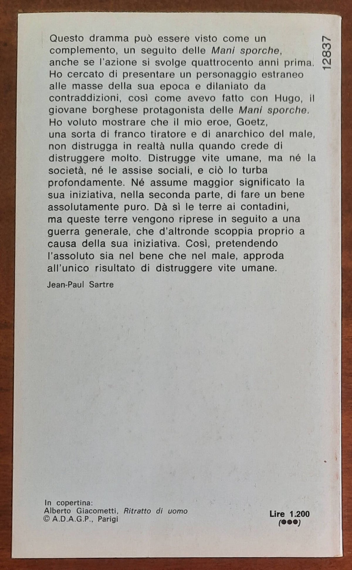 Il diavolo e il buon Dio - di Jean-Paul Sartre - Mondadori Oscar