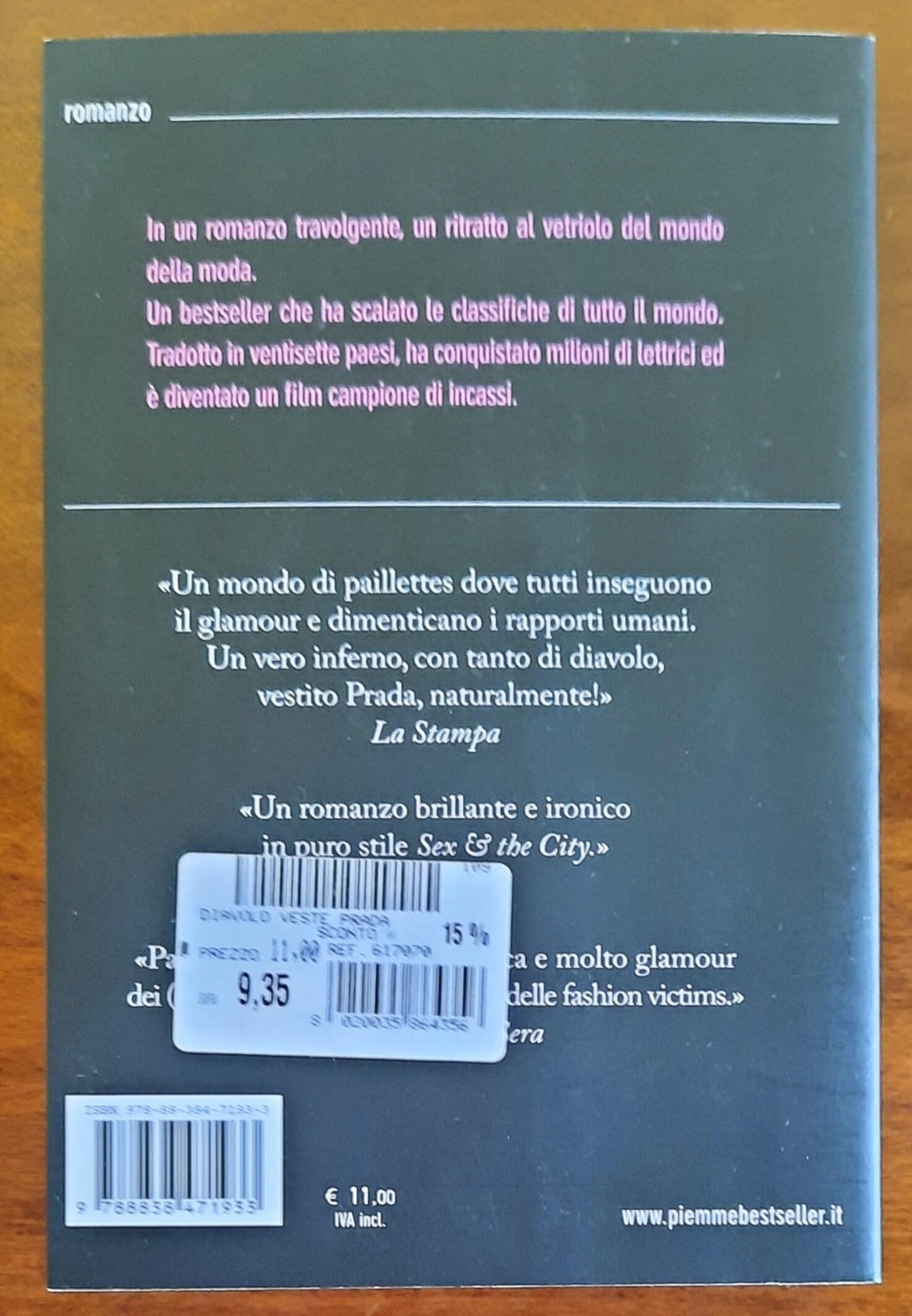 Il diavolo veste Prada - di Lauren Weisberger