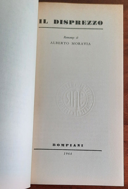 Il disprezzo - di Alberto Moravia