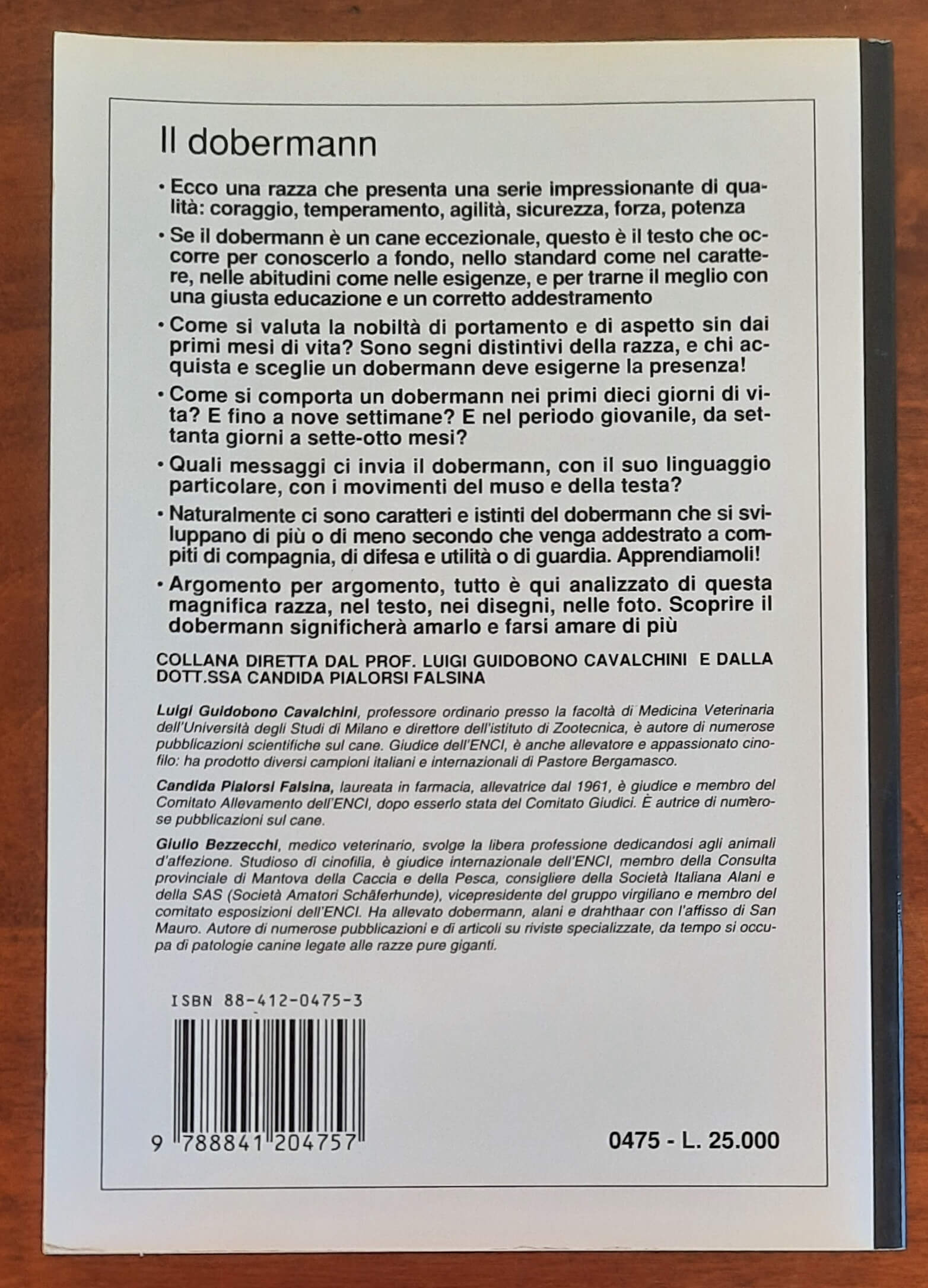Il dobermann. Cani di razza - De Vecchi Editore - Giulio Bezzecchi