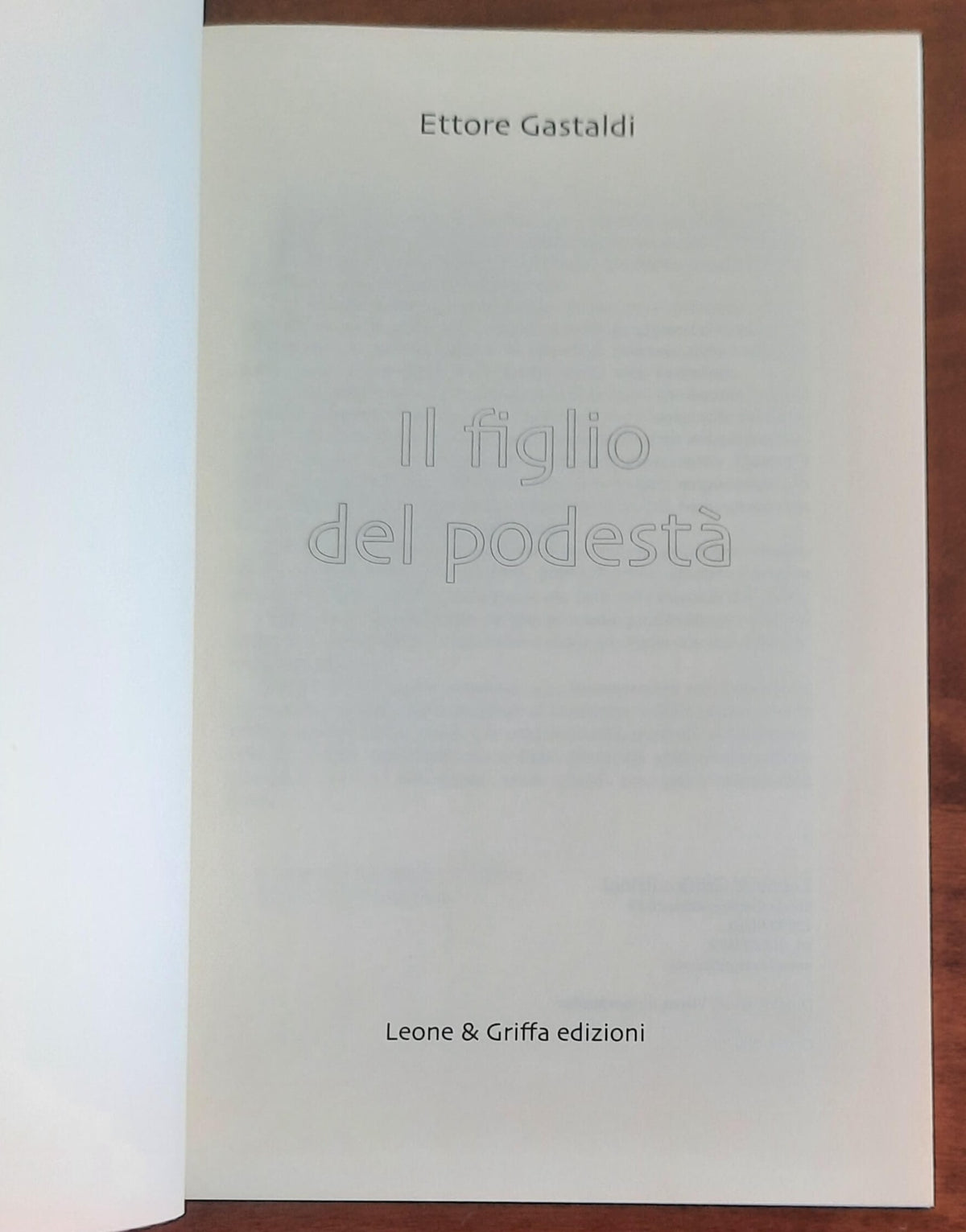 Il figlio del podestà