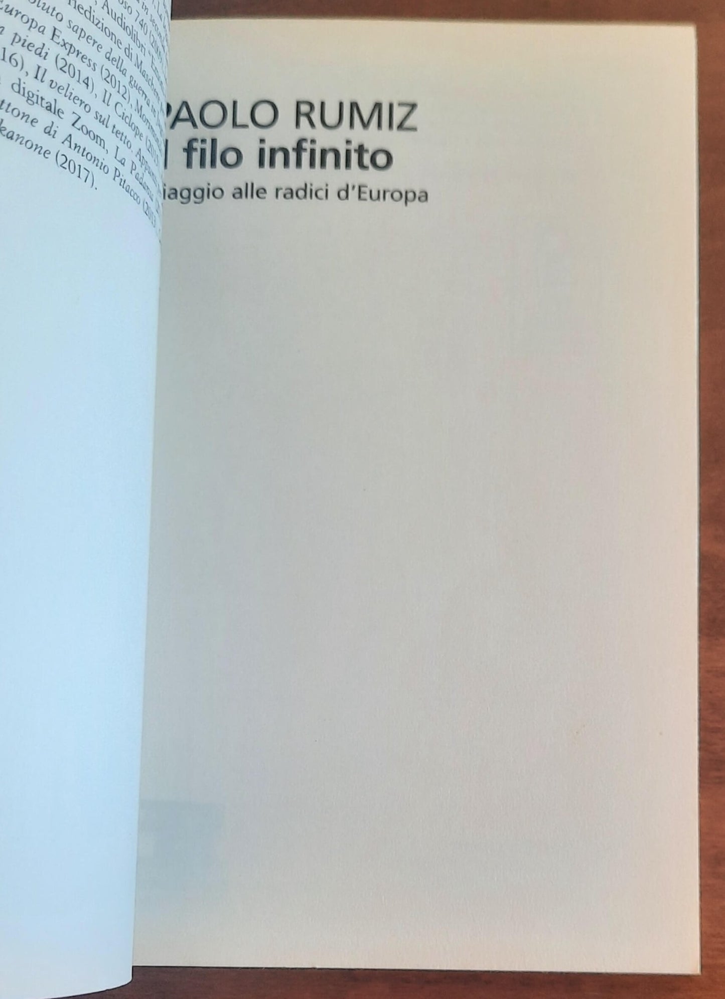 Il filo infinito - di Paolo Rumiz