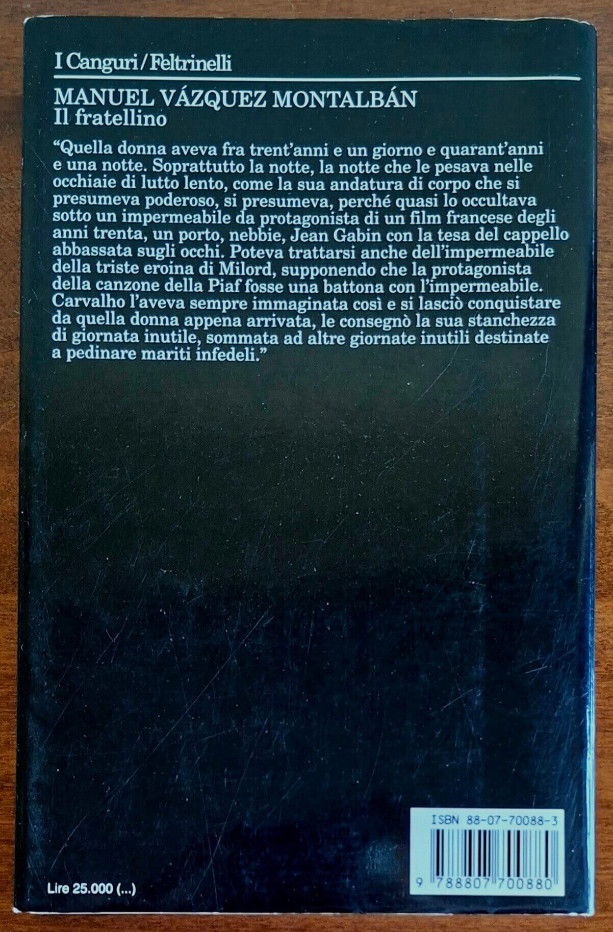 Il fratellino - di Manuel Vazquez Montalban - Feltrinelli