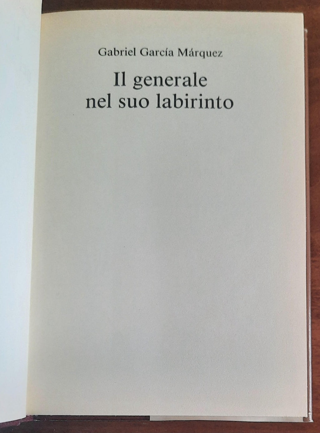 Il generale nel suo labirinto - di Gabriel García Márquez - CDE